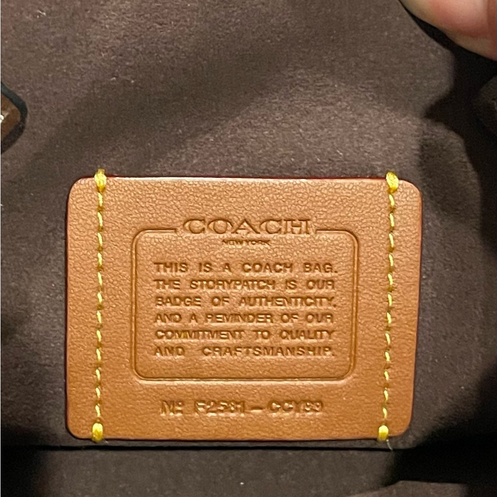Coach Dark Brown Leather Satchel - Picture 11 of 14